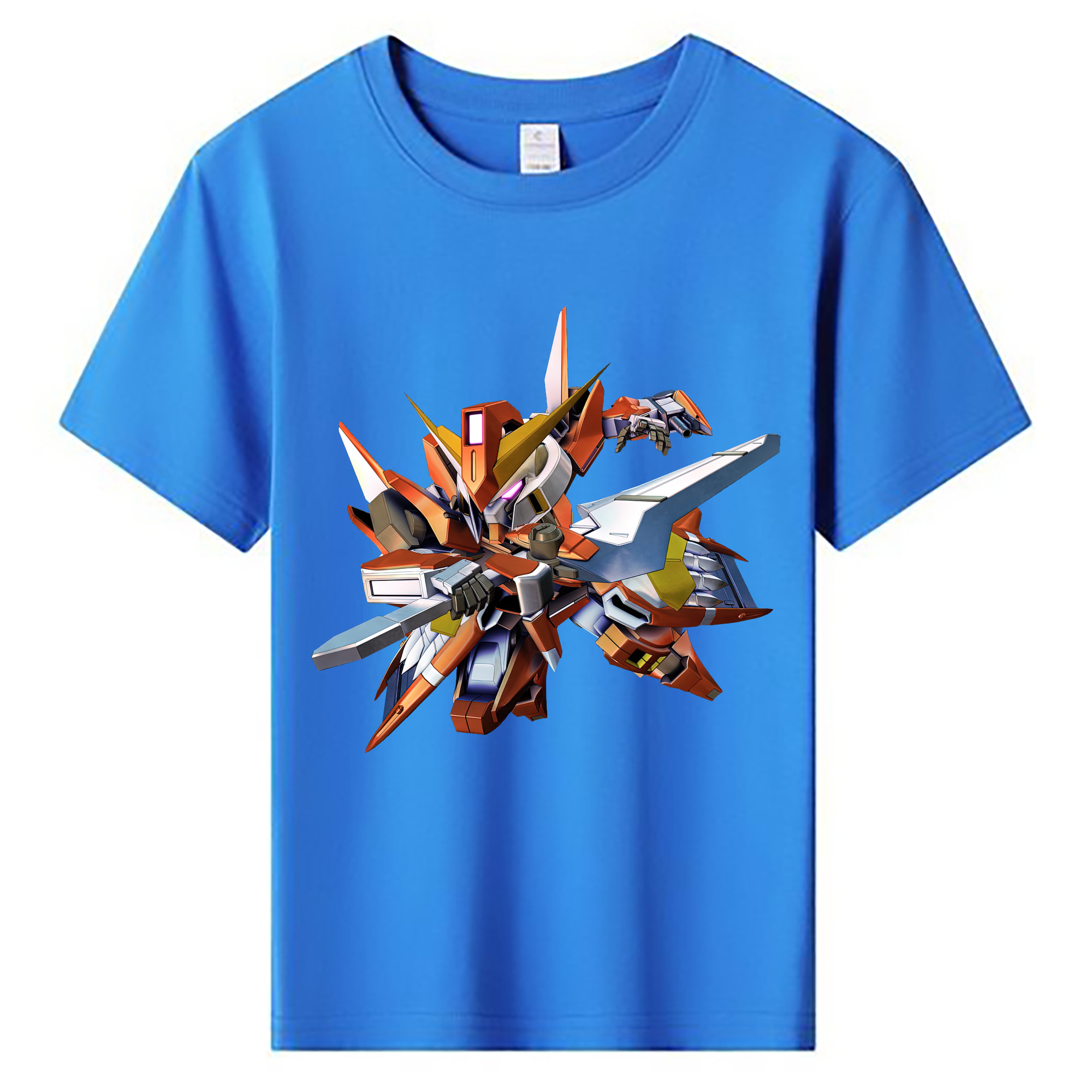（画像用） 機動戦士ガンダム Mobile Suit Gundam 綿100％キッズTシャツ（フロントプリント）